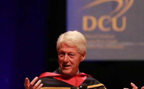 Bill Clinton speaking in DCU